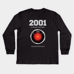 2001 A Space Odyssey - Alternative Movie Poster Kids Long Sleeve T-Shirt